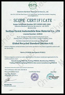 Raw Material Certificates
