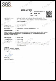 Raw Material Certificates