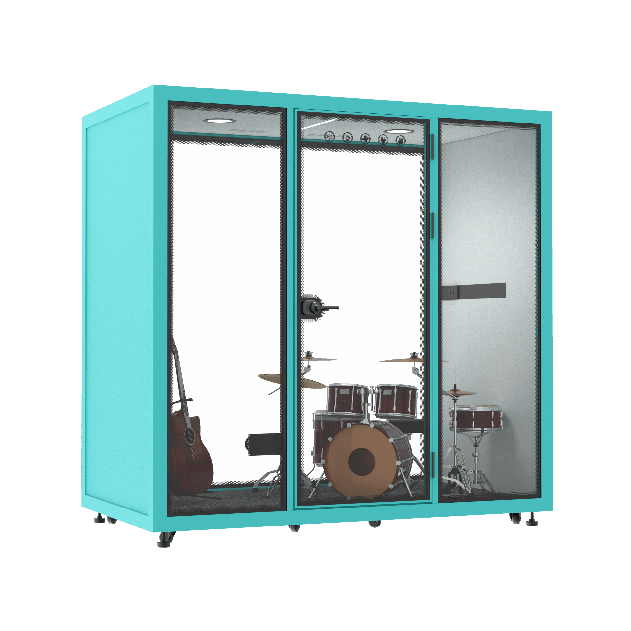2-4 People Soundproof Booth-PSL - Image 3